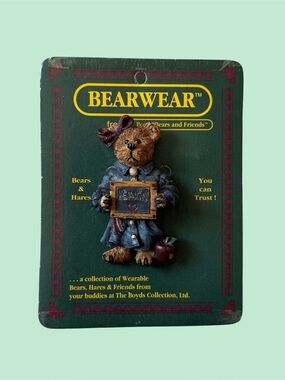 New Vintage Bearwear Teacher Gift Lapel Pin